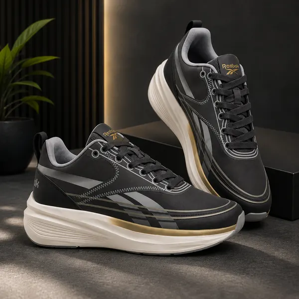 men's black sports shoes
